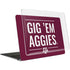Texas A&M University Gig Em Aggies MacBook Air 15in (2023-2025) Case plus Skin